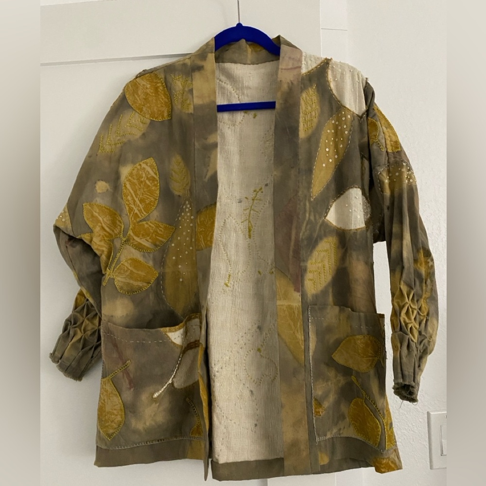 ProjectWStudio Batik and Handbeaded Jacket with Pockets